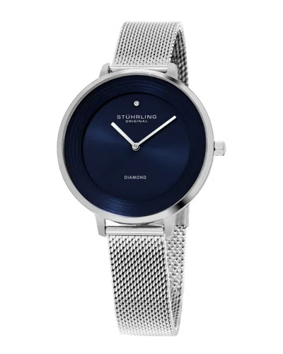 STUHRLING ORIGINAL STUHRLING WOMEN'S SYMPHONY DIAMOND WATCH