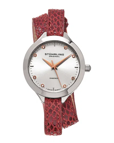 STUHRLING ORIGINAL STUHRLING ORIGINAL WOMEN'S VOGUE DIAMOND WATCH