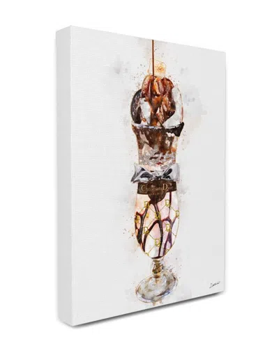 STUPELL STUPELL FASHION BRAND DESSERT CUP WATERCOLOR PAINTING BY ZIWEI LI