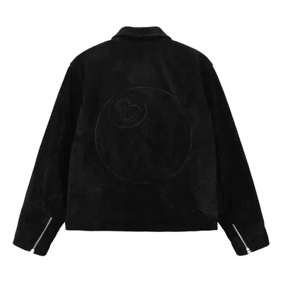 STUSSY Stussy 8 Ball Suede Bing Jacket 'Black'