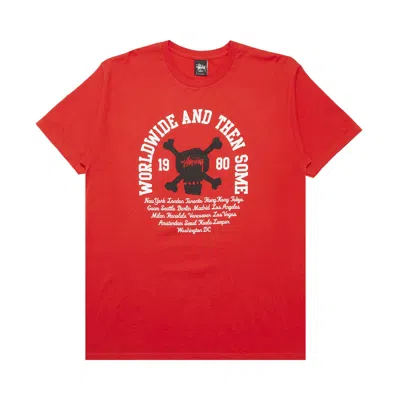 STUSSY STUSSY AND THEN SOME TEE 'RED'