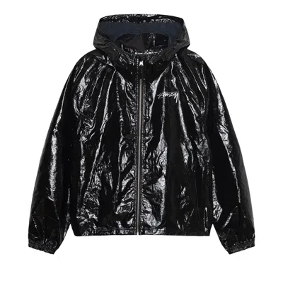 STUSSY STUSSY BEACH SHELL COATED RIPSTOP 'BLACK'
