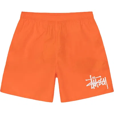 STUSSY STUSSY BIG BASIC WATER SHORT 'ORANGE'