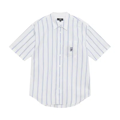 STUSSY STUSSY BOXY SHORT-SLEEVE SHIRT 'WHITE'