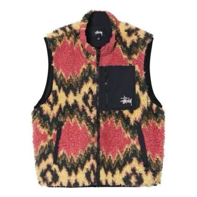 STUSSY Stussy Fillmore Sherpa Vest 'Mustard'