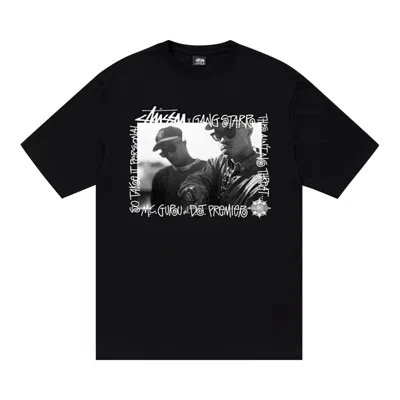 STUSSY STUSSY GANG STARR TAKE IT PERSONAL TEE 'BLACK'
