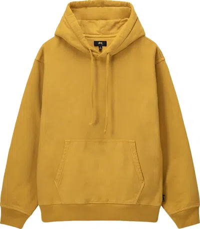 STUSSY STUSSY MEN PIGMENT DYED FLEECE HOODIE