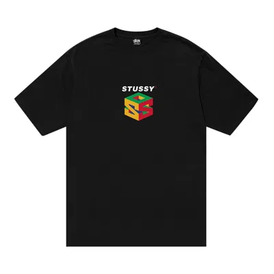 STUSSY STUSSY S64 PIGMENT DYED TEE 'BLACK'