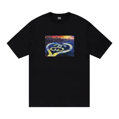 STUSSY STUSSY SS HIGHWAY TEE 'BLACK'