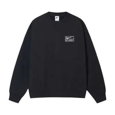 STUSSY STUSSY X NIKE FLEECE CREW 'BLACK'