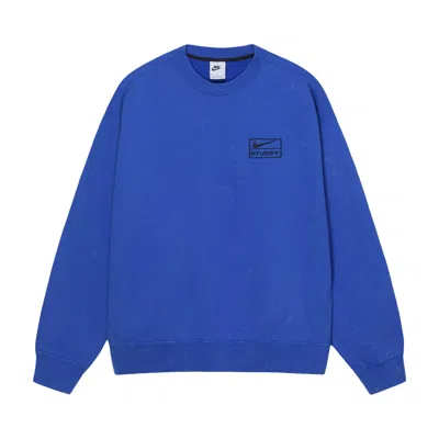 STUSSY STUSSY X NIKE FLEECE CREW 'BLUE'