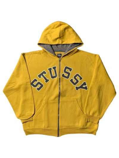 STUSSY X VINTAGE 1990S STUSSY ZIP HOODIE