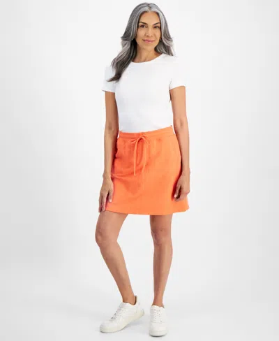 STYLE & CO WOMEN'S JERSEY SKORT, CREATED FOR MACY'S