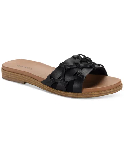 STYLE & CO WOMEN'S MICAHH FLAT SANDALS, EXCLUSIVELY AT MACY'S
