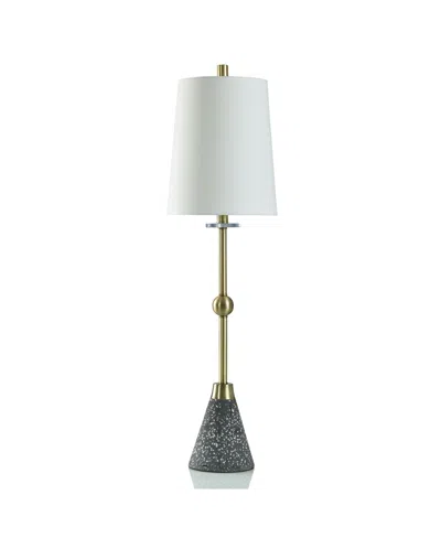 STYLECRAFT HOME COLLECTION 36.25" TAZZO SLIM BAR WITH TABLE LAMP