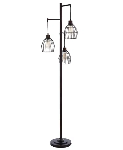 STYLECRAFT HOME COLLECTION 71.5" MADISON CONTEMPORARY THREE PENDANT STEEL FLOOR LAMP