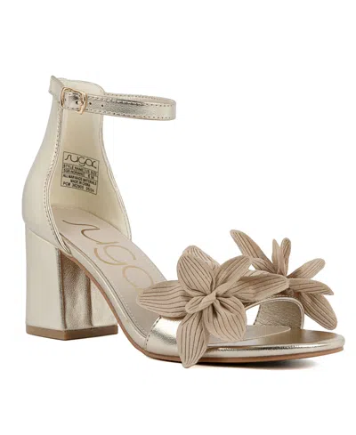 SUGAR WOMEN'S NORINNE FLOWER DRESS SANDALS