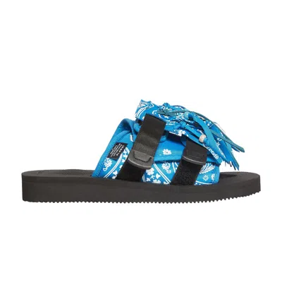 SUICOKE SUICOKE ALANUI X MOTO-CAB 'FRINGED - BLUE OCEAN' | MEN'S SIZE 10