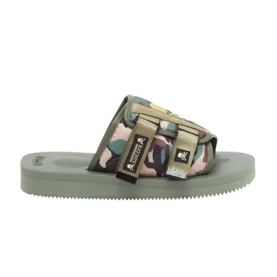 SUICOKE SUICOKE MASTERMIND X KAW-CAB 'OLIVE CAMO' | GREEN | MEN'S SIZE 9