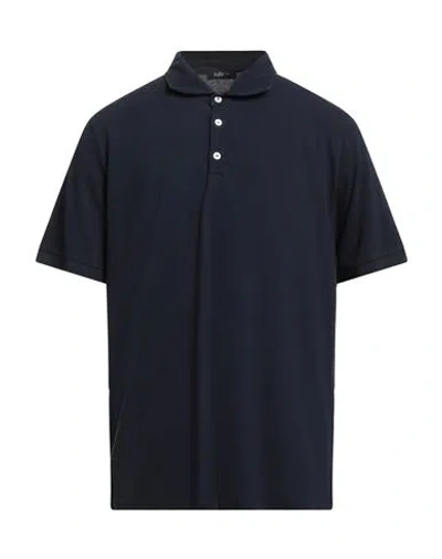 SUITE 191 SUITE 191 MAN POLO SHIRT MIDNIGHT BLUE SIZE 50 COTTON