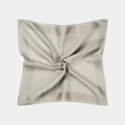 SUITSUPPLY GREY POCKET SQUARE