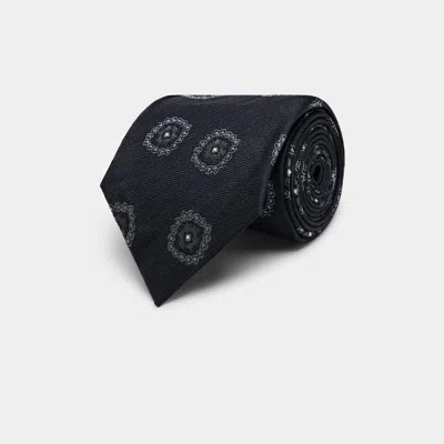 SUITSUPPLY SUITSUPPLY NAVY GRAPHIC TIE