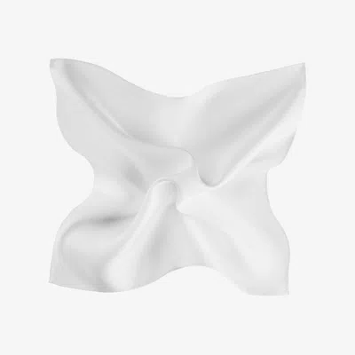 SUITSUPPLY WHITE POCKET SQUARE