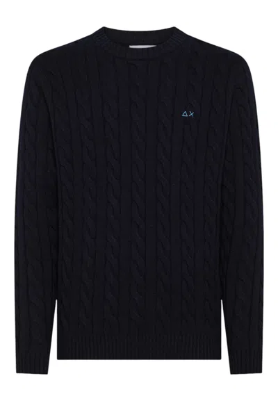 SUN 68 MEN'S SWEATER SUN68 K45138/07 NAVY