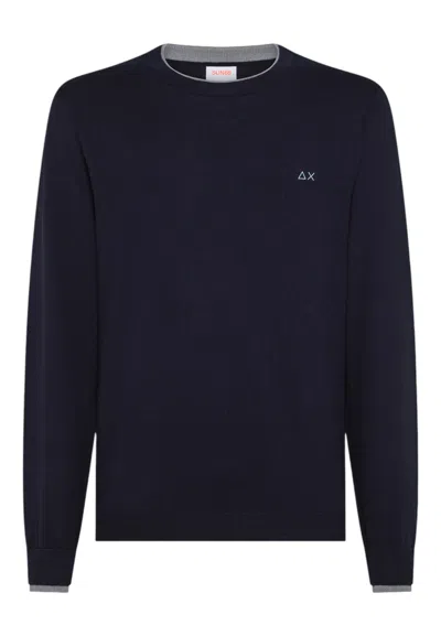 SUN 68 MEN'S SWEATER SUN68 K45141/07 NAVY