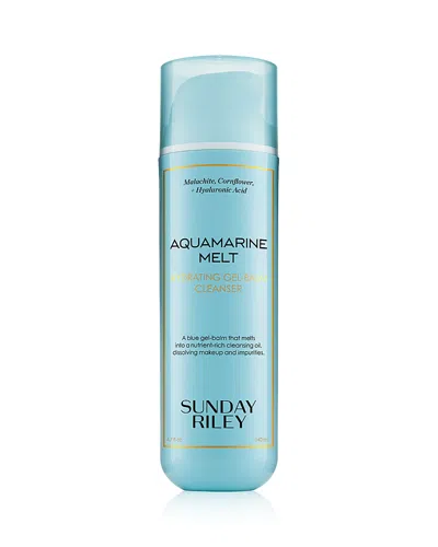 SUNDAY RILEY AQUAMARINE MELT HYDRATING GEL BALM CLEANSER 4.7 OZ.