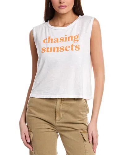 SUNDRY SUNDRY CHASING SUNSETS MUSCLE TANK
