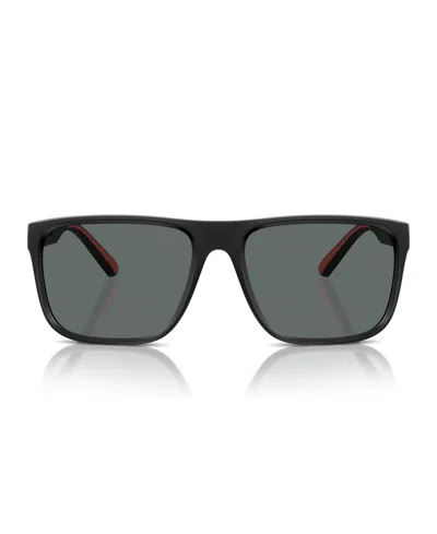 SUNGLASS HUT COLLECTION MEN'S POLARIZED SUNGLASSES, FZ6002U