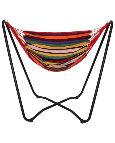 SUNNYDAZE SUNNYDAZE HANGING ROPE HAMMOCK CHAIR SWING