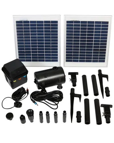 SUNNYDAZE SUNNYDAZE SOLAR PUMP AND SOLAR PANEL KIT WITH BATTERY AND LED LIGHT