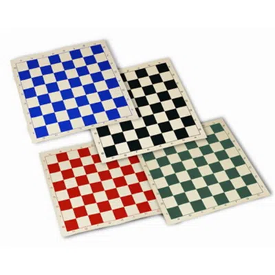 SUNNYWOOD ROLL UP CHESS MAT 20 INCH - BLUE