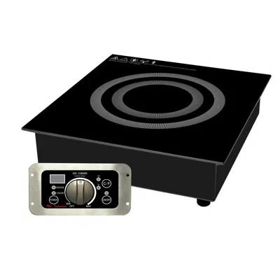 SUNPENTOWN SR-108MR BUILT-IN NON COOKING & HOLD ONLY INDUCTION WARMER, BLACK