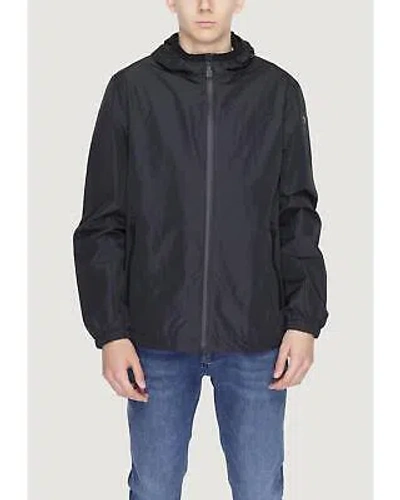 SUNS SUNS HOODED POLYESTER ZIP JACKET - JACKETS - BLACK -SIZE XL