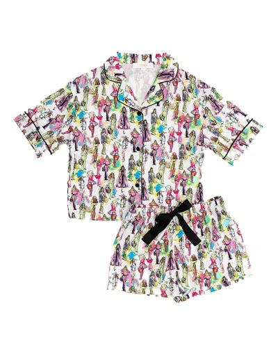 SUNSHINE SOCIETY GIRLS' KIDS SILKY WORLD TRAVELER SILKY SET - LITTLE KID, BIG KID