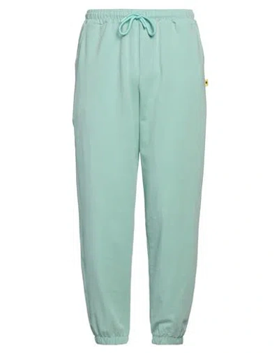 SUPERCULTURE CLOTHING SUPERCULTURE CLOTHING MAN PANTS LIGHT GREEN SIZE S COTTON, ELASTANE