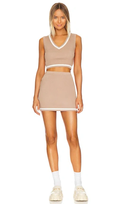 SUPERDOWN BONNIE VARSITY SKIRT SET