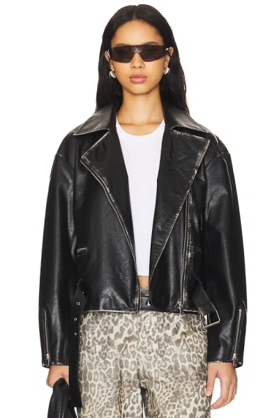 SUPERDOWN LANA FAUX LEATHER JACKET