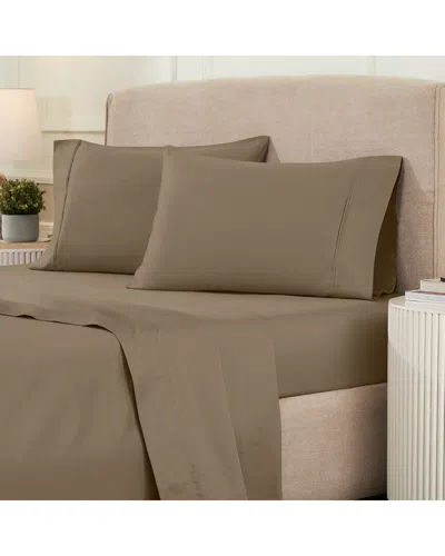 SUPERIOR SUPERIOR 1200 THREAD COUNT EGYPTIAN COTTON DEEP POCKET SOLID SHEET SET