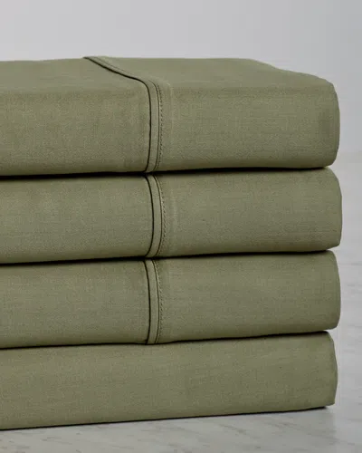SUPERIOR SUPERIOR 300 THREAD COUNT EGYPTIAN COTTON SOLID DEEP POCKET SHEET SET