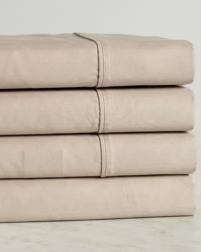 SUPERIOR SUPERIOR 400 THREAD COUNT EGYPTIAN COTTON SOLID DEEP POCKET SHEET SET