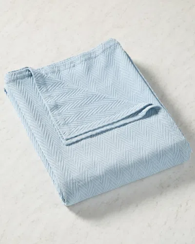 SUPERIOR SUPERIOR ALL-SEASON CHEVRON ULTRA-SOFT BREATHABLE COTTON BLANKET