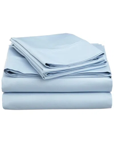 SUPERIOR SUPERIOR BLEND SOLID 600 THREAD COUNT COTTON RICH DEEP POCKET SHEET SET