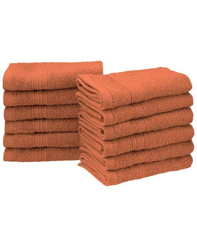 SUPERIOR SUPERIOR ECO-FRIENDLY 12PC SOLID FACE COTTON TOWEL SET