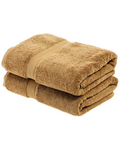 SUPERIOR SUPERIOR HIGHLY ABSORBENT 2PC ULTRA PLUSH SOLID EGYPTIAN COTTON TOWEL SET