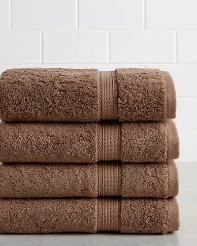 SUPERIOR SUPERIOR HIGHLY ABSORBENT 4PC ULTRA PLUSH HAND EGYPTIAN COTTON TOWEL SET