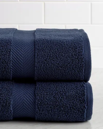 SUPERIOR SUPERIOR HIGHLY ABSORBENT ZERO TWIST 2PC BATH COTTON SHEET SET